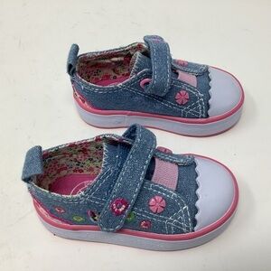 Poll Parrot Floral Denim Sneaker
